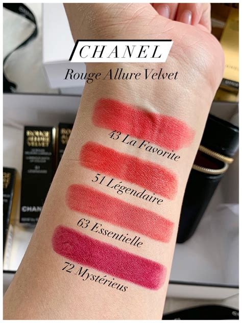 chanel le rouge velours lumineux colour|Chanel Rouge Allure Velvet Luminous Matte Lip Colour.